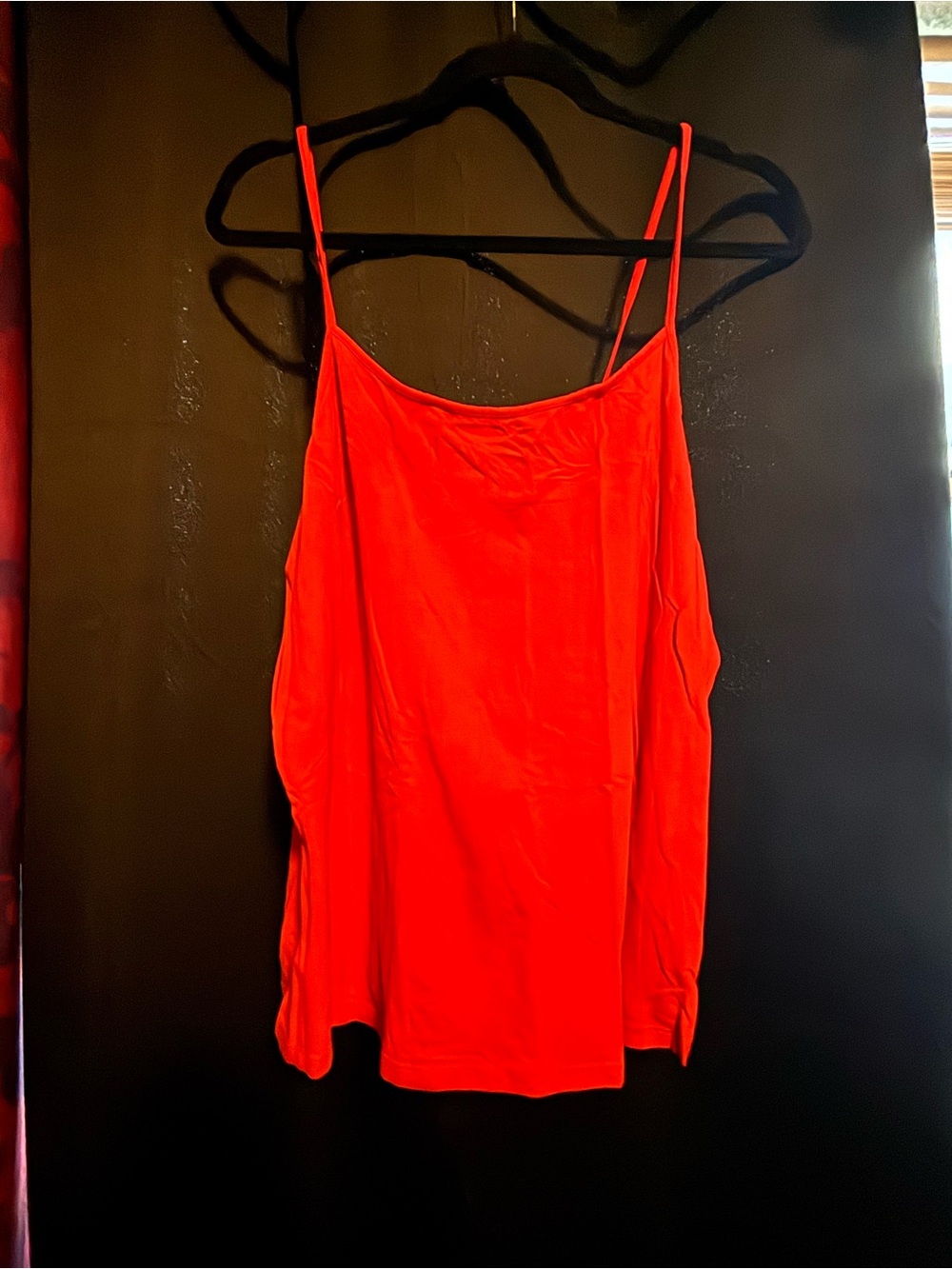 Time and Tru Red Spaghetti Strap Camisole